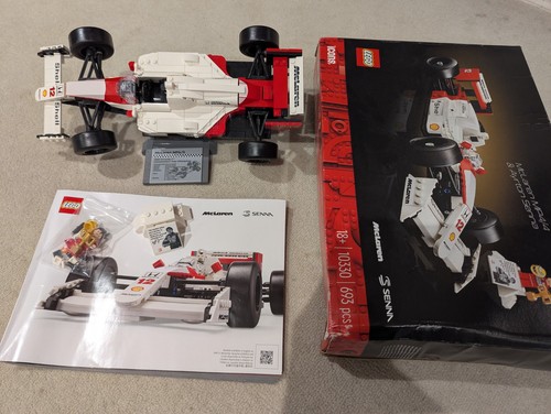 Lego mclaren mp4 and ayrton - mclaren,