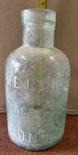 1890’s Baby Food Glass Jar 'Mellin's Food Limited London' Collectable Bottle
