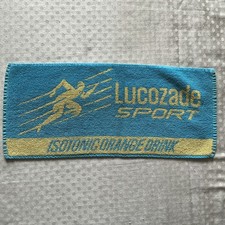 Vintage LUCOZADE SPORT Bar Towel Mat Man Cave Home Bar 17 x 7.5”