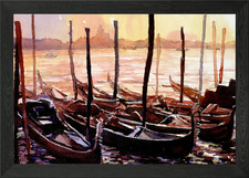 Venice Italy gondola boat