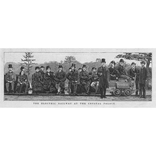 The electric railway - railway,