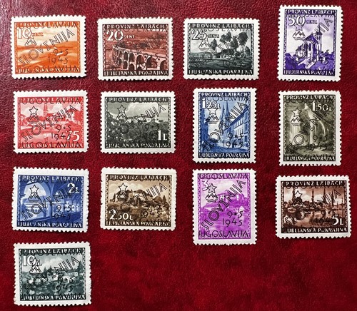 Yugoslavia slovenia overprint - yugoslavia,