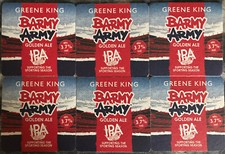 BARMY ARMY BEER MATS /