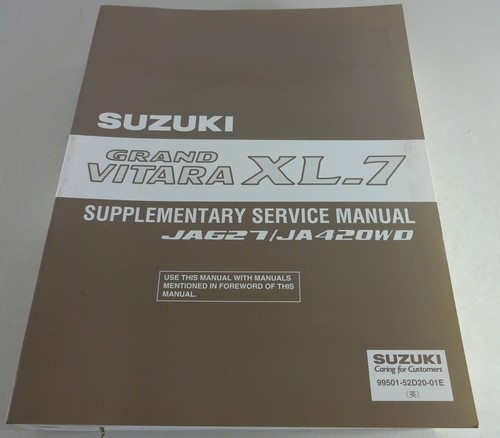 Workshop manual supplement - workshop,
