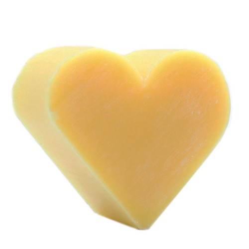 Heart guest soap - heart, grapefruit
