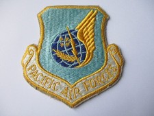 USAF pacific air forces 'light blue' shield patch