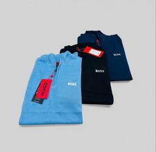 HUGO BOSS BRAND NEW ELEGANT LONG SLEEVE ZIP JUMPER