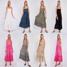 Heart Detail Smocked Maxi
