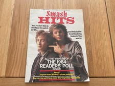 Smash Hits - 20th December 1984 - Smash Hits Poll Winners 1984 edition.
