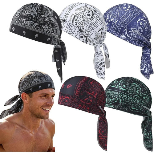 Paisley cooling headscarf cap - cooling,
