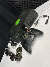 Original Xbox Console + Conroller Power Cable TV Cables  FULL SETUP READY TO GO