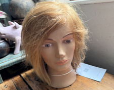 Pivot-Point Mannequin Head Real Hair  Hairdresser/Stylist Training MMSUZZLL-4P