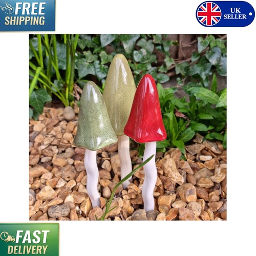 Handcrafted ceramic toadstool - handcrafted,