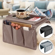 Sofa Chair Arm Rest Organiser Tray Armchair Caddy Storage Holder 4 Tidy Pockets
