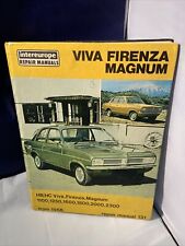  Viva Firenza Magnum Car Repair 1966 S11. Inter Europe Repair Manual 131