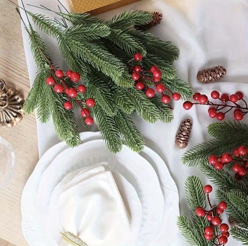 20pcs artificial pine - 20pcs,