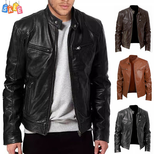 Men vintage cafe - racer, brown