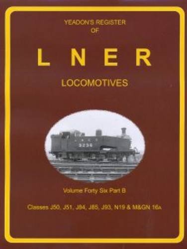 Yeadons register lner - yeadons, register/lner