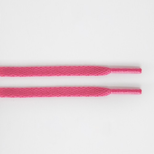 Flat coloured shoelaces shoe - coloured,