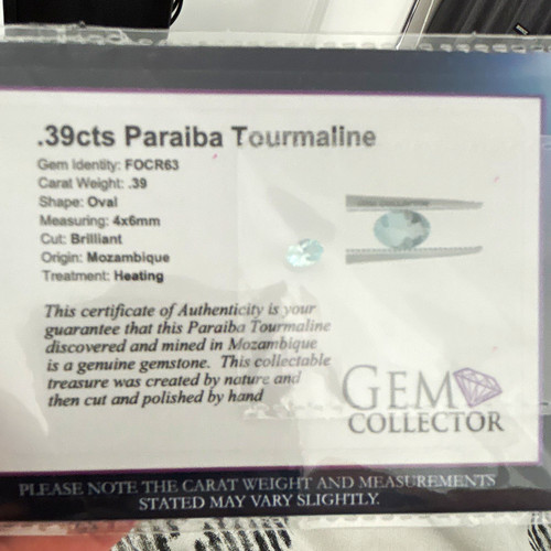 Gem collector paraiba - collector,