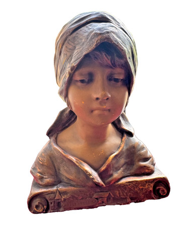 Bust sculpture french plaster - bust,