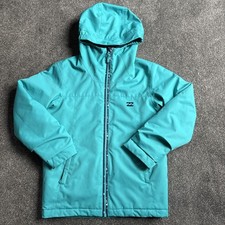 Children’s Billabong Turquoise Age 11-12 Ski Jacket With Snow Catcher Waist