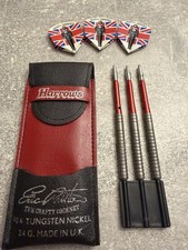Rare Harrows Eric Bristow Cocked Finger 24G Tungsten Darts