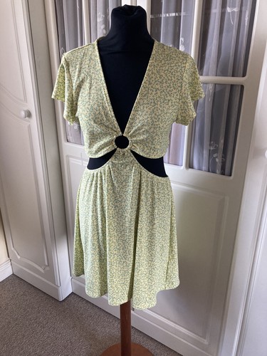 Divided lemon floral dress - divided, h&m