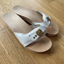 Scholl Wooden Clogs Sandals