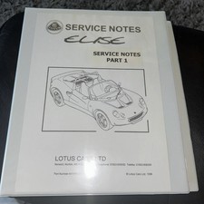 Lotus Elise S1 Service Manuals