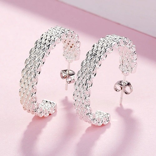 Stud earrings fine - -,