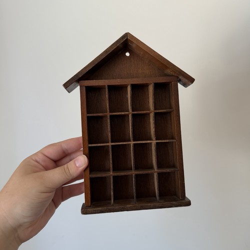 Vintage wood house shaped - vintage,