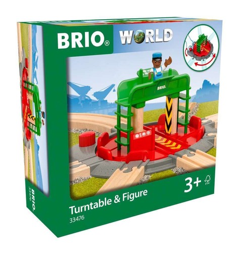 Brio world train turntable - train, &