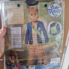 Peter Rabbit TV costume Halloween 4-6 book day kids fancy dress #Y2