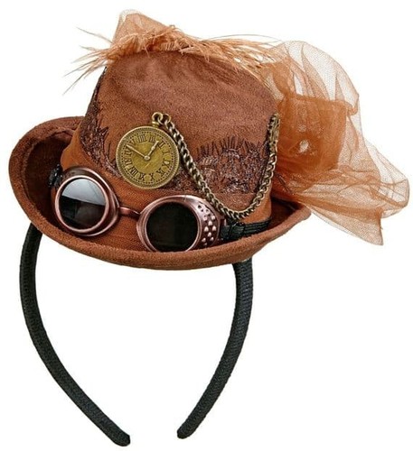 Steampunk mini top hat - steampunk,