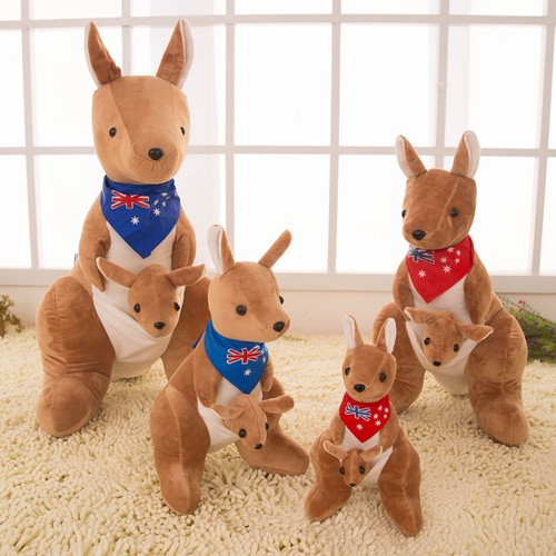 Plush kangaroo stuffed animal - plush,