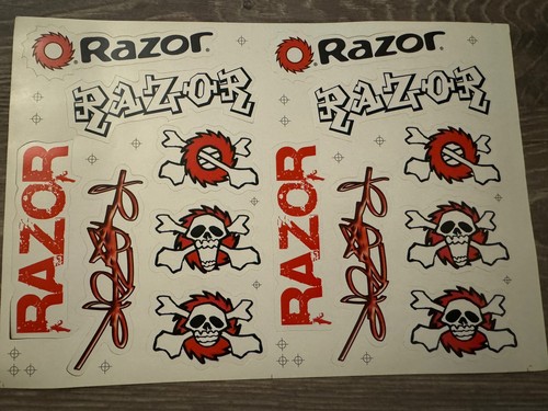 Razor scooter sticker sheet - scooter,