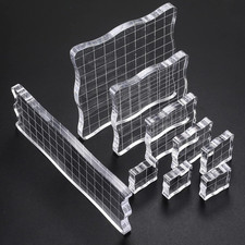9 Pcs Acrylic Stamp Blocks