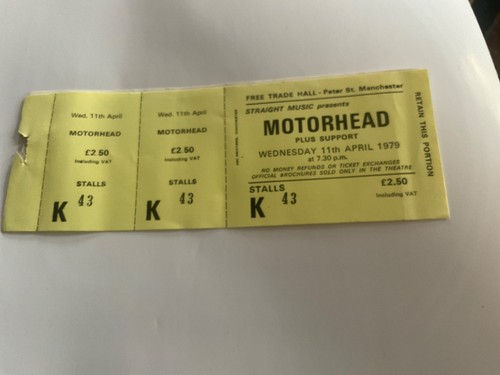 Motorhead tickets manchester