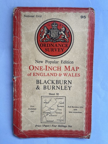 Ordnance survey map blackburn - ordnance,