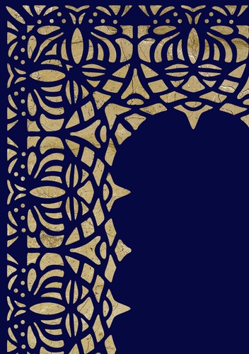 Border stencil lace vintage - stencil,