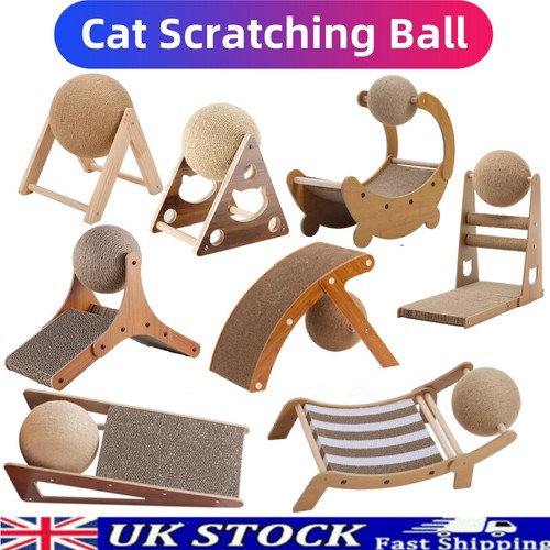 Sisal scratching toy cat - sisal,