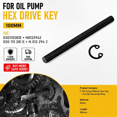 0tdi oil pump - hex, key