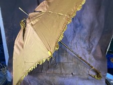 BEAUTIFUL ANTIQUE SILK PARASOL