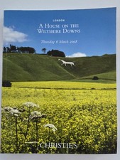 Christie's London Catalogue Book  House Wiltshire Downs Thursday 6 March 2008