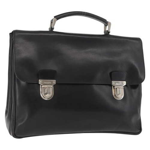 Prada business bag leather - prada,