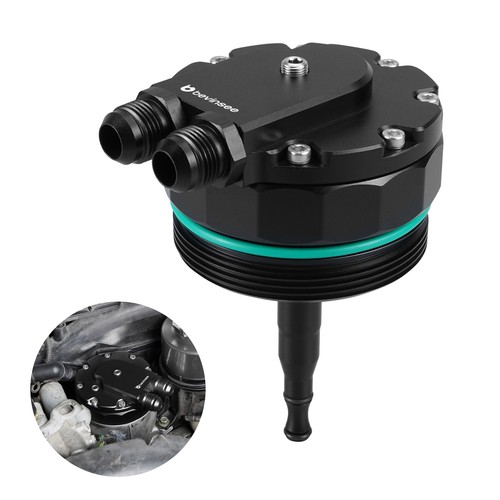 Engine oil filter housing cap - filter,