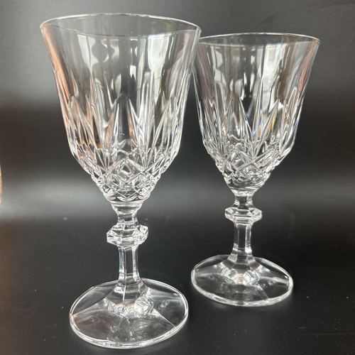 Pair vintage royal crystal - pair,