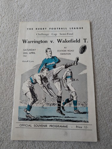 Programme from warrington - from, v