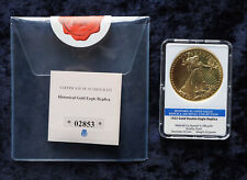1933 GOLD DOUBLE EAGLE $20 PROOF REPLICA 24 kt GOLD LAYERED